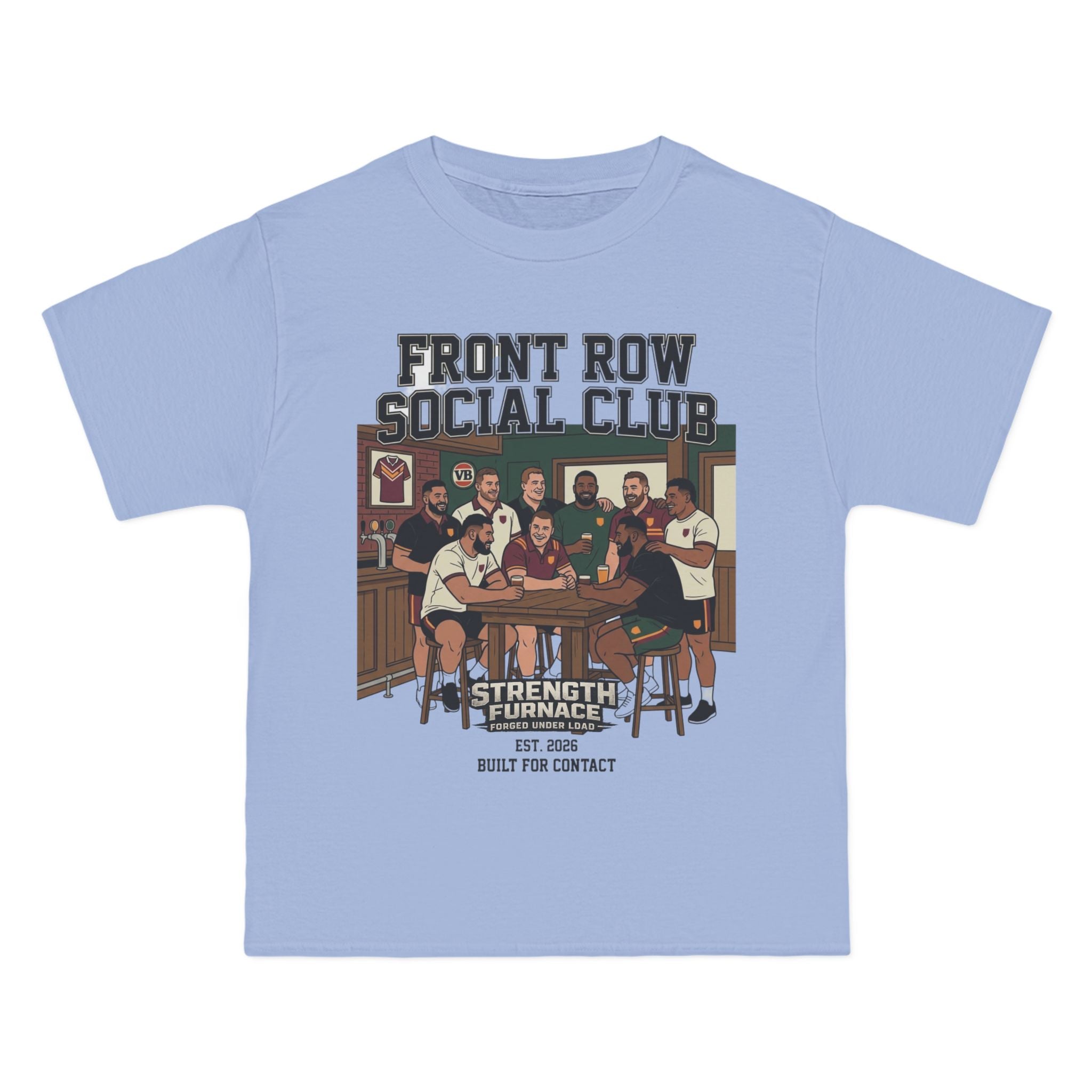 Front Row Social Club T-Shirt — Vintage Rowers Club Graphic Tee