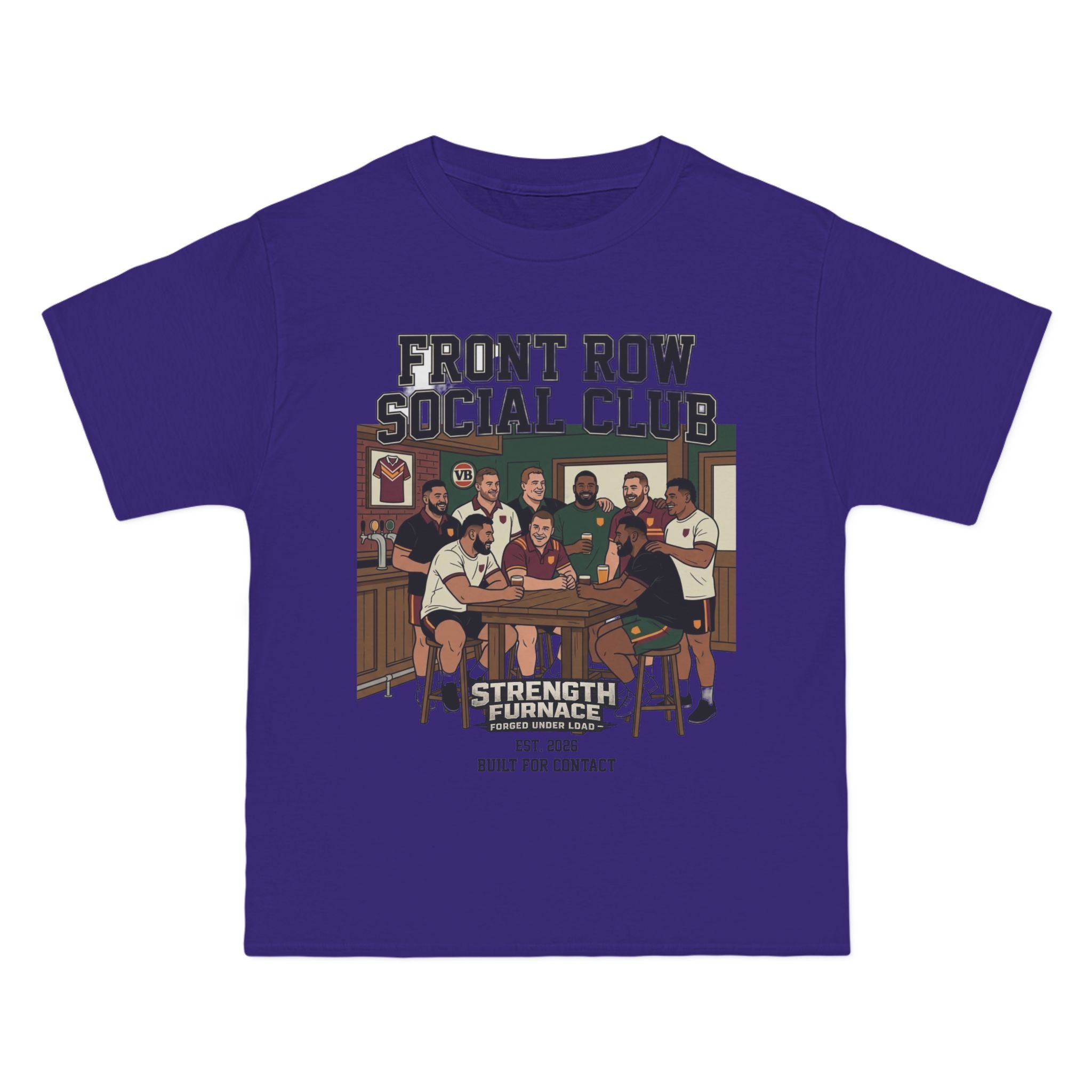 Front Row Social Club T-Shirt — Vintage Rowers Club Graphic Tee
