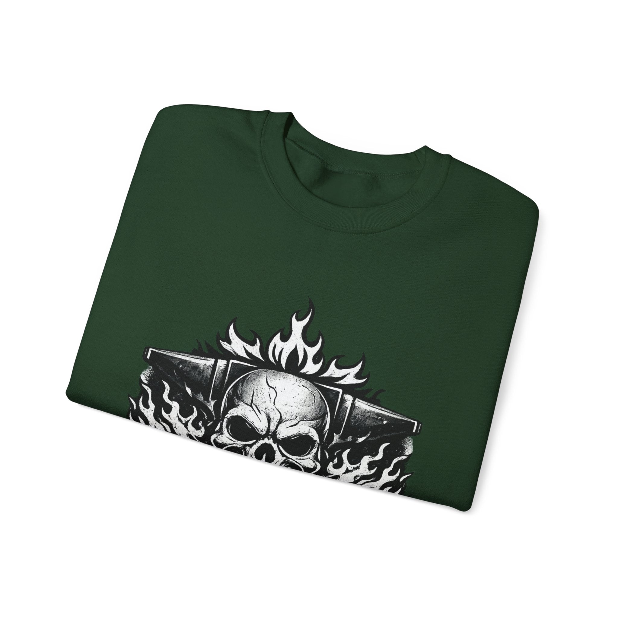 Strength Furnace Crewneck Sweatshirt — "Deadlift or Die" Gym Pullover